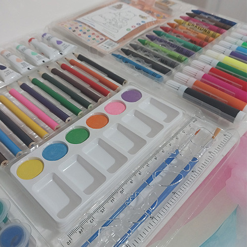 پک هدیه لوازم نقاشی و رنگ آمیزی 56 تکه گالری 4