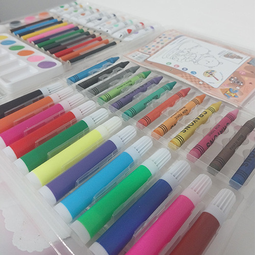 پک هدیه لوازم نقاشی و رنگ آمیزی 56 تکه گالری 3