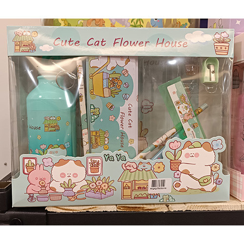 پک هدیه فانتزی لوازم التحریر سبز