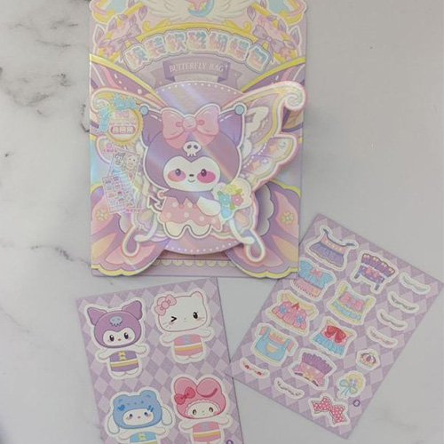 پک استیکر مگنتی لباس و اکسسوری کرومی