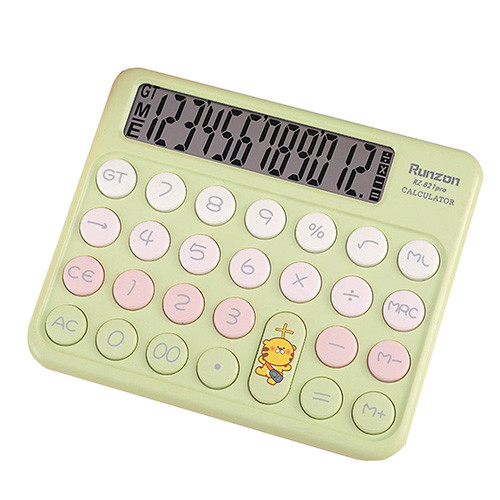 ماشین حساب عروسکی فانتزی Runzon سبز