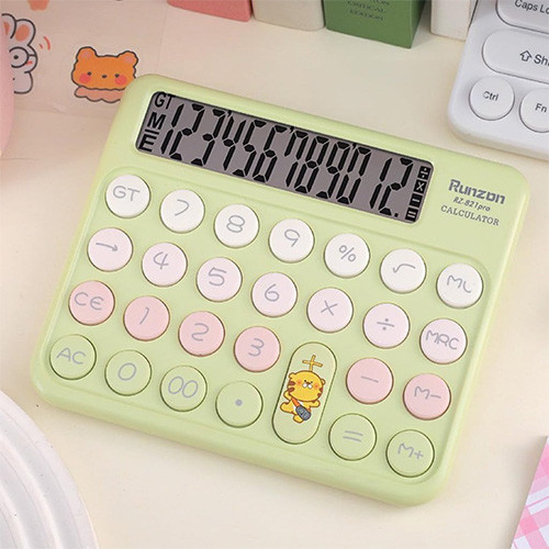 ماشین حساب عروسکی فانتزی Runzon گالری سبز