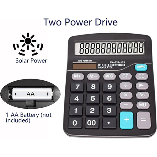 ماشین حساب دیجیتالی نمایشگر بزرگ مدل KK-837 گالری 3