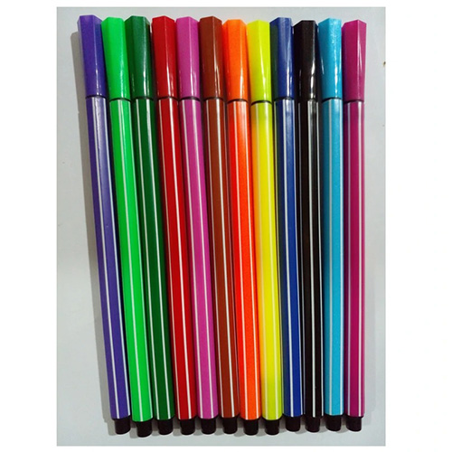 ماژیک رنگ آمیزی 12 رنگ مدل پنکه ای گالری 1