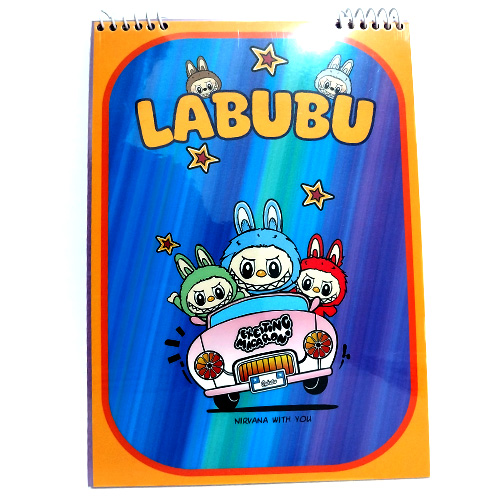 دفتر نقاشی 40 برگ سیمی طرح لبوبو طرح 4