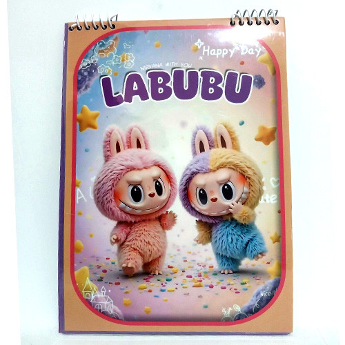 دفتر نقاشی 40 برگ سیمی طرح لبوبو طرح 6