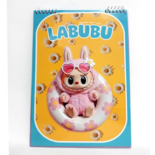 دفتر نقاشی 40 برگ سیمی طرح لبوبو طرح 8