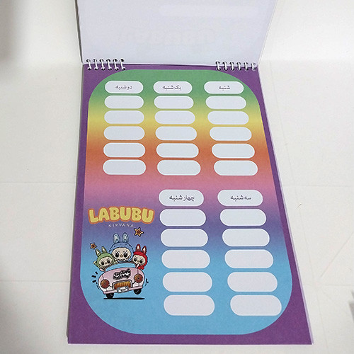 دفتر نقاشی 40 برگ سیمی طرح لبوبو گالری 3