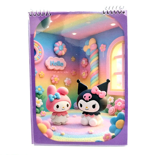 دفتر نقاشی 40 برگ سیمی طرح کرومی طرح 7