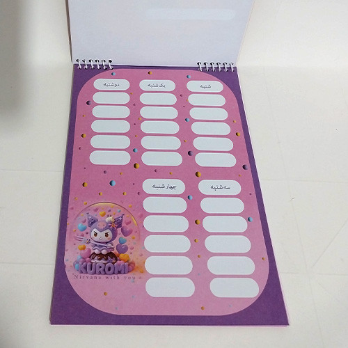 دفتر نقاشی 40 برگ سیمی طرح کرومی گالری 3