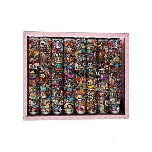 استیکر رولی 54 سانتی طرح لبوبو تصویر جعبه باز