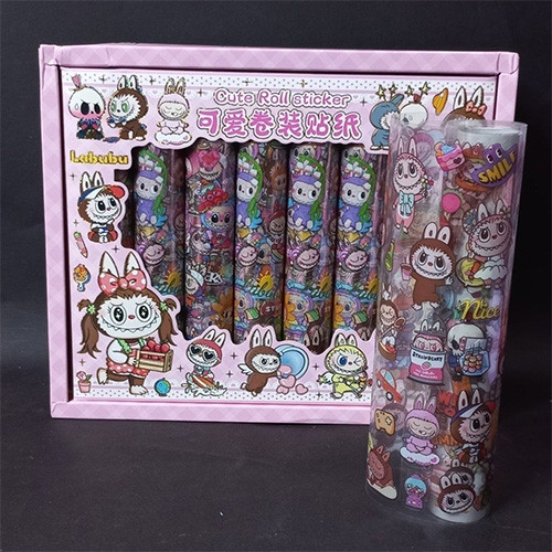 استیکر رولی 54 سانتی طرح لبوبو تصویر گالری