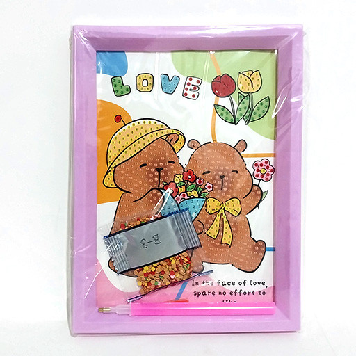 نقاشی الماسی قاب دار کاپی بارا 1