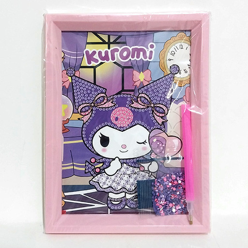 نقاشی الماسی قاب دار کرومی 1