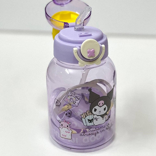 قمقمه نی دار 500 میلی لیتر کرومی