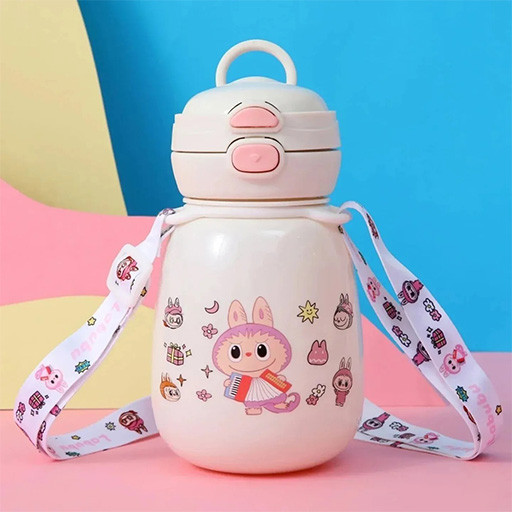 قمقمه دو حالته نی دار 500 میلی لیتر همراه با بند گالری 4