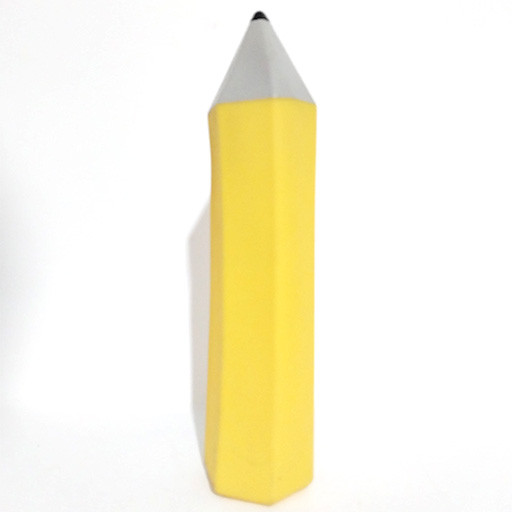 جامدادی سیلیکونی نرم طرح مداد رنگ زرد