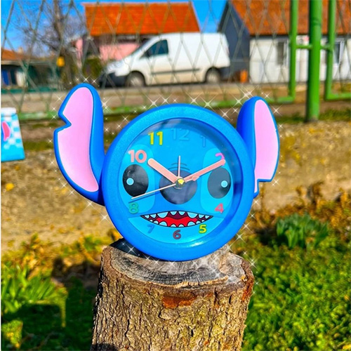 ساعت رومیزی و دیواری آلارم دار طرح استیچ گالری 4