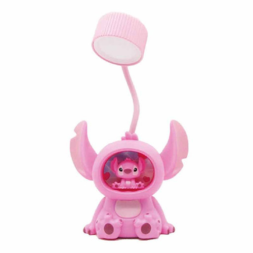 چراغ مطالعه و شب خواب طرح استیچ صورتی