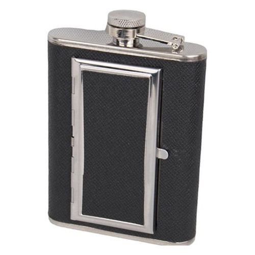 هیپ فلاسک جاسیگاری دار استیل شاخص