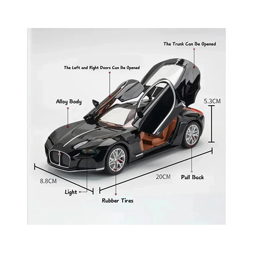 ماکت ماشین بوگاتی آتلانتیک برند XINHAODI گالری 5