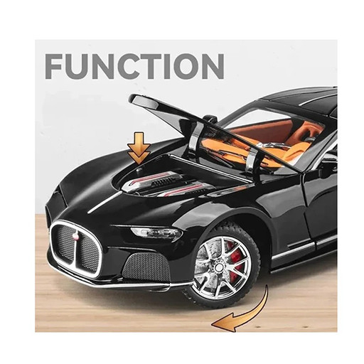 ماکت ماشین بوگاتی آتلانتیک برند XINHAODI گالری 6