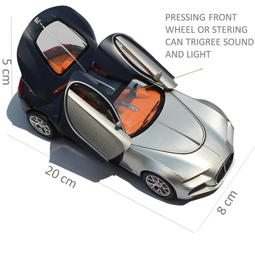 ماکت ماشین بوگاتی آتلانتیک برند XINHAODI گالری 4