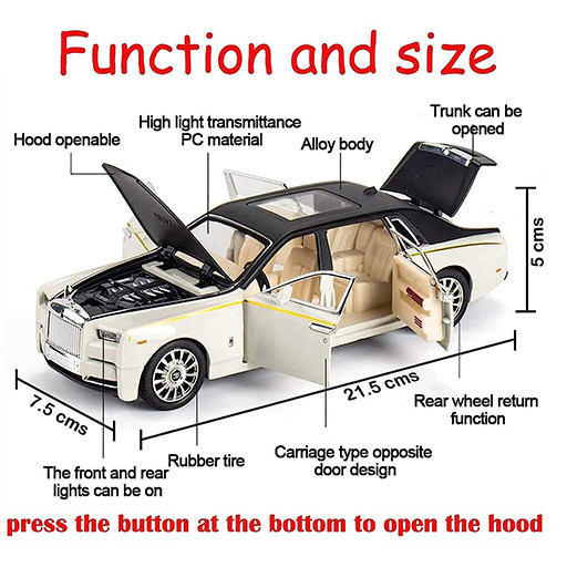 ماکت ماشین رولز رویس فانتوم برند CheZhi گالری 5