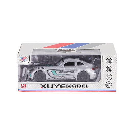ماکت ماشین مرسدس AMG GT2 Pro برند XUYE نقره ای