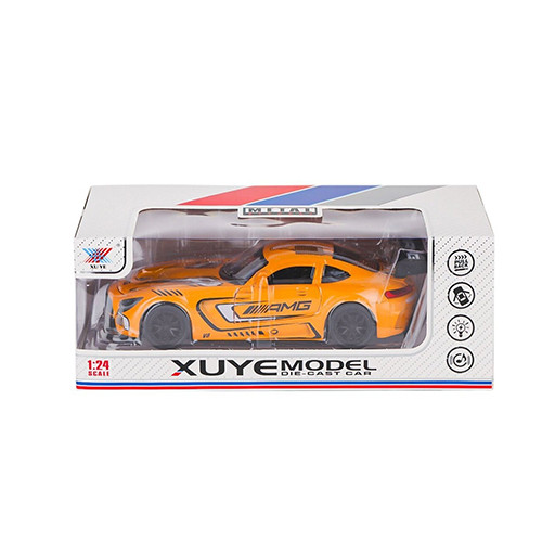 ماکت ماشین مرسدس AMG GT2 Pro برند XUYE نارنجی