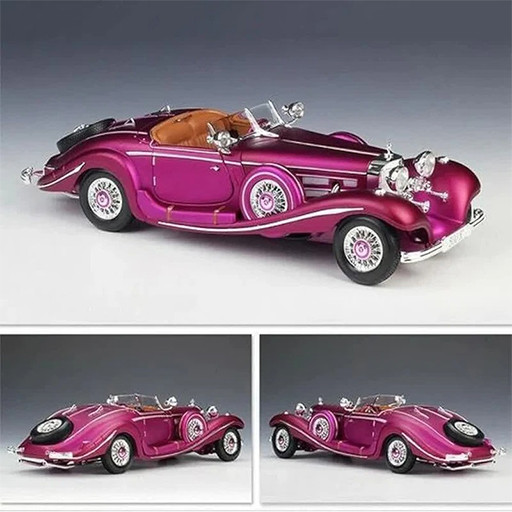 ماکت ماشین مرسدس بنز 500k برند Jinlifang گالری 2