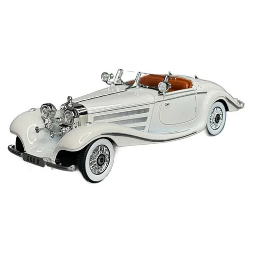 ماکت ماشین مرسدس بنز 500k برند Jinlifang سفید