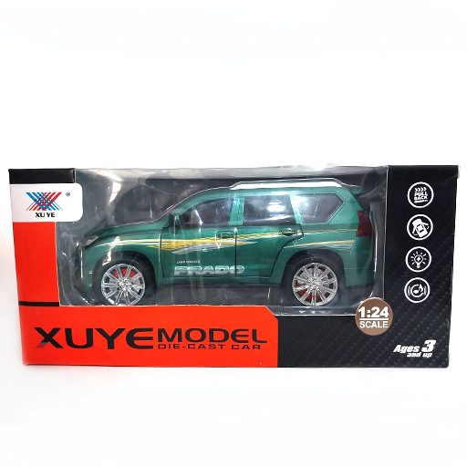 ماکت ماشین پرادو تویوتا برند XUYE سبز