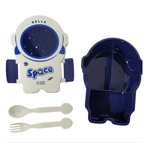 ظرف غذا سه قسمتی طرح فضانورد شاخص