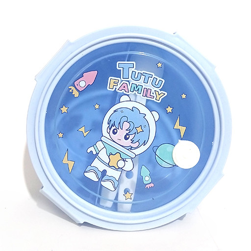 ظرف غذا کودک دو قسمتی به همراه قاشق و چنگال گالری 1