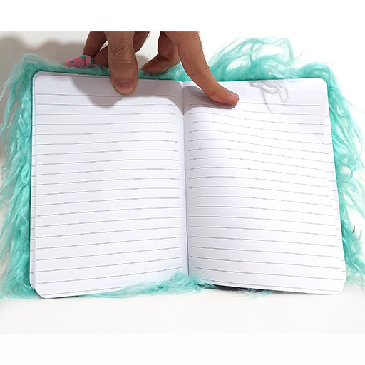 دفتر 100 برگ طرح پشمی و برجسته هیولا گالری