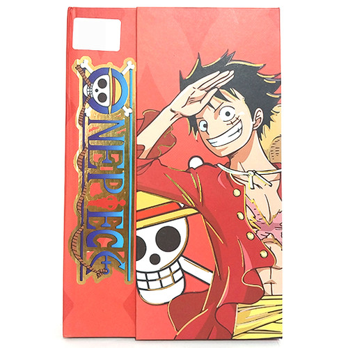 دفتر 100 برگ و جلد سخت چند منظوره طرح وان پیس شاخص