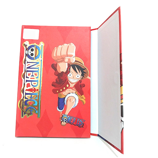 دفتر 100 برگ و جلد سخت چند منظوره طرح وان پیس گالری 1