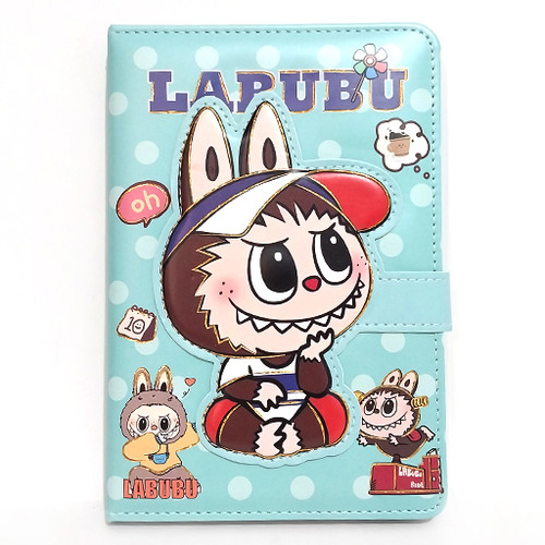 دفتر 100 برگ برنامه ریزی با جلد نرم و برجسته طرح لبوبو شاخص