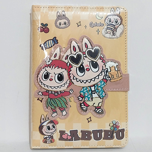 دفتر 100 برگ برنامه ریزی با جلد نرم و برجسته طرح لبوبو طرح 4