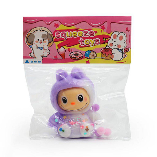 فیجت ضد استرس اسکوییشی طرح لبوبو بسته بندی