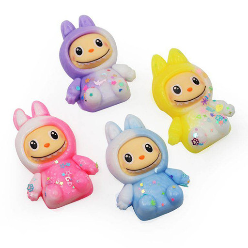 فیجت ضد استرس اسکوییشی طرح لبوبو رنگ ها