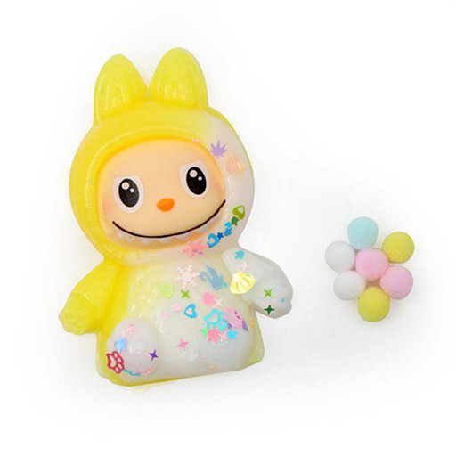 فیجت ضد استرس اسکوییشی طرح لبوبو زرد