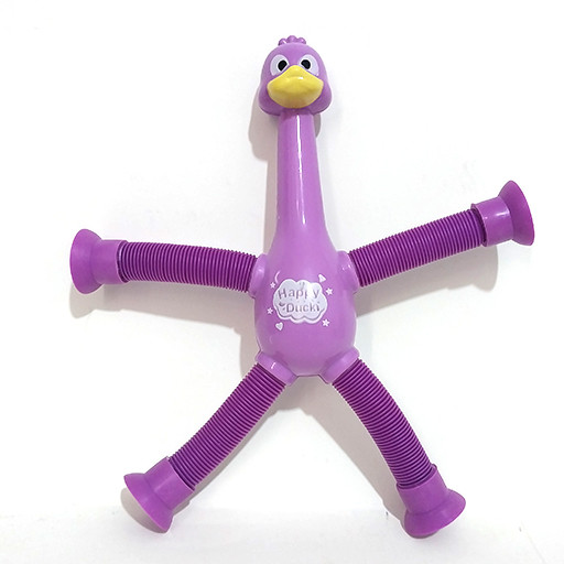 اسباب بازی کششی و چسبونکی جوجه بنفش