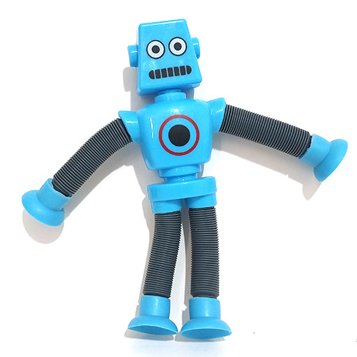 اسباب بازی کششی و چسبونکی ربات آبی
