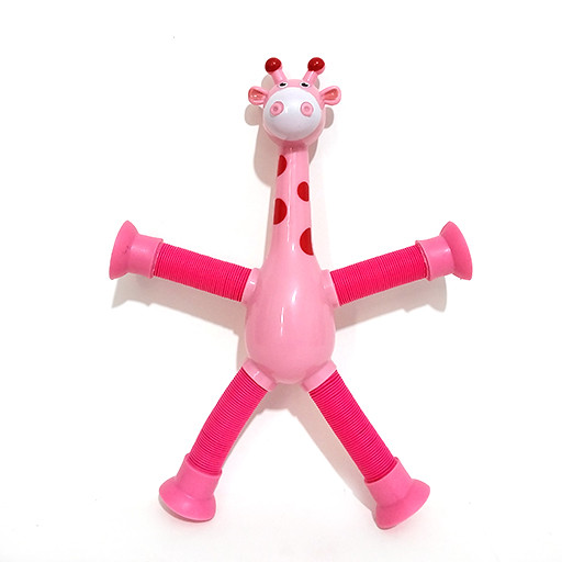 اسباب بازی کششی و چسبونکی گاو صورتی