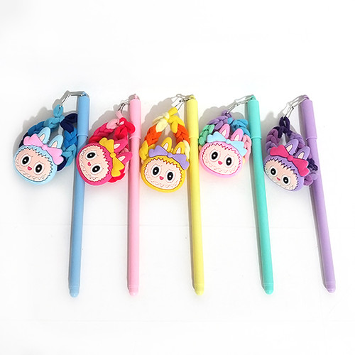 خودکار آویزدار کش مو بافتنی طرح لبوبو شاخص