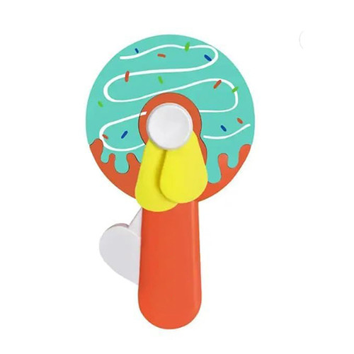 پنکه دستی طرح دونات شاخص قرمز