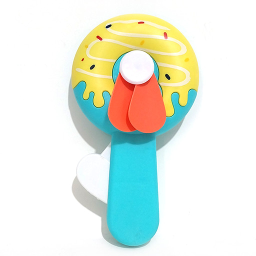 پنکه دستی طرح دونات آبی