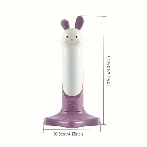 چراغ مطالعه شارژی و تاشونده با پایه نگهدارنده موبایل طرح حیوانات ابعاد